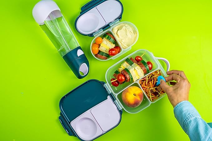 b.box Snack Box, Snack Containers for Kids, Kids Lunch Box, Toddler Snacks