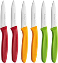 Ruffulon Paring & Fruit Knives Set of 6, Stainless Steel Sharp Blades.