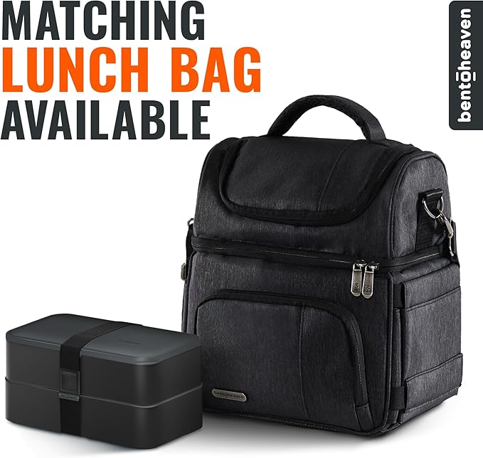 Bentoheaven Bento Box Adult, Stackable Lunch Box, 40 oz, Outer Space