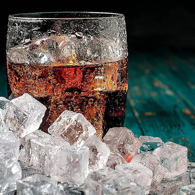 LYFJXX Fake Ice Cubes, 15mm, 100 PCS