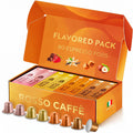 ROSSO CAFFÈ Espresso Pods for Nespresso Original Machines, Flavor Pack 80