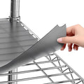 Sterling Shelf Liners for Wire Shelf System: Set of 5 in Graphite: 12 x 22 inch: Plastic Wire Shelving Mats
