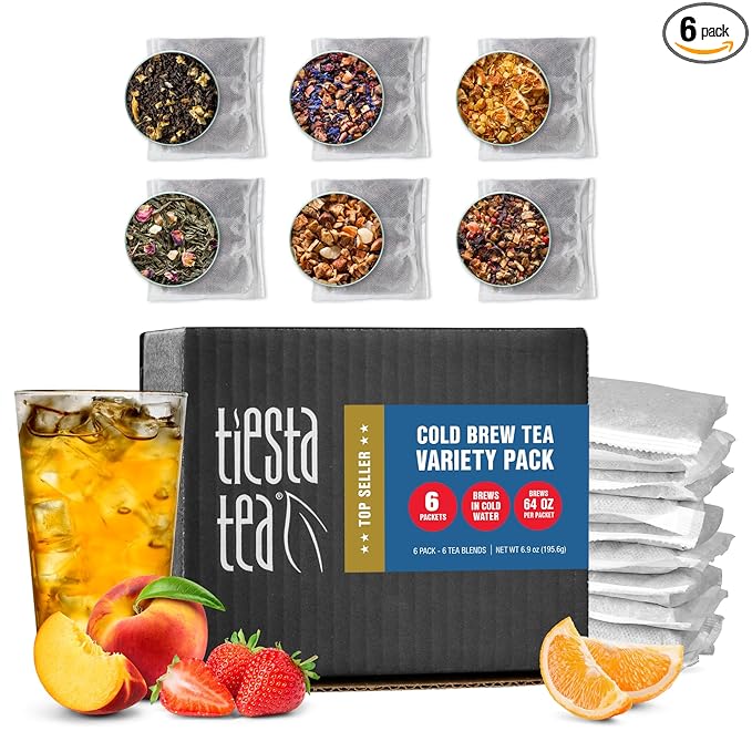Tiesta Tea - 6-Pack Cold Brew Variety, Loose Leaf