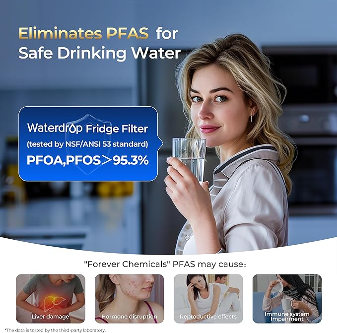 Waterdrop Plus XWF Water Filter Replacement for GE® XWF, No chip