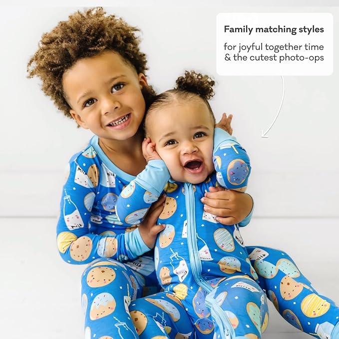 Little Sleepies Baby Pajamas, Pink Cookies & Milk, 18-24M