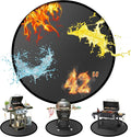 42" Round Fire Pit Mat for Solo Stove & Under Grill Mat for Outdoor Pit