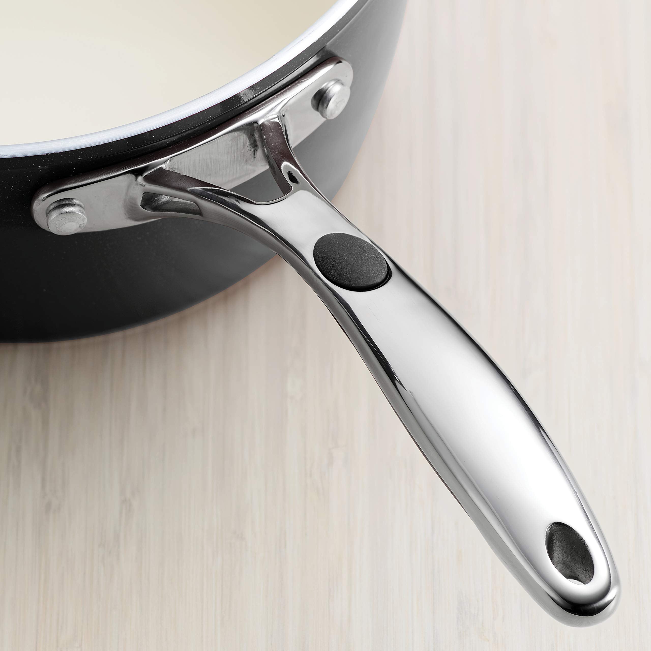 Tramontina Ceramica Deluxe 3-Quart Sauce Pan with Glass Lid