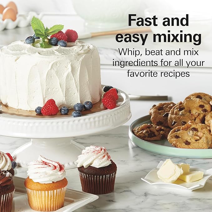 Hamilton Beach 6-Speed Electric Hand Mixer With QuickBurst and Bowl Rest