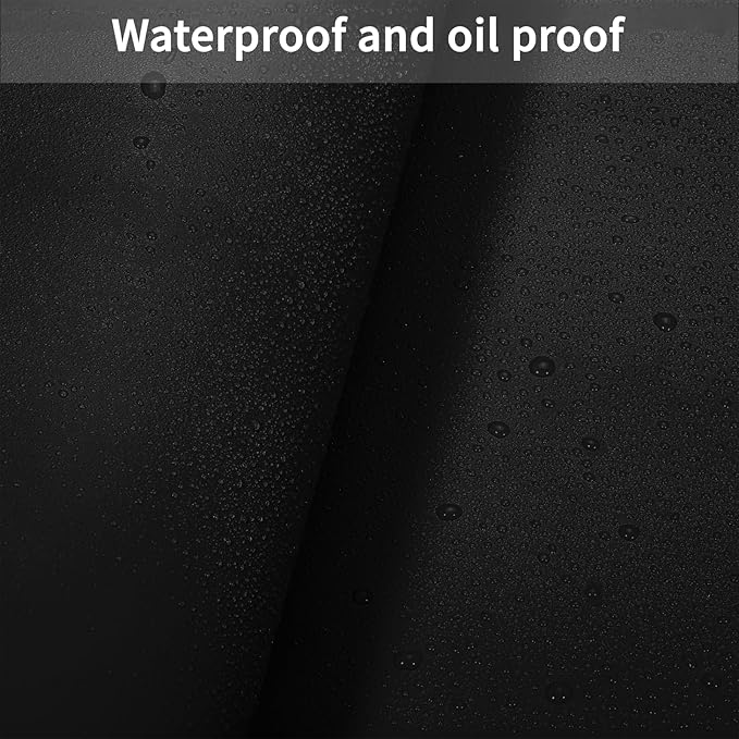 Zinkooat Faux Leather Table Cover,1.8mm Thick,36x60 Inch Table Protector,Table Protector for Dining Room Table,Dining Table Cover,Dining Table Protector Rectangle(Black+Wine Red,36x60)