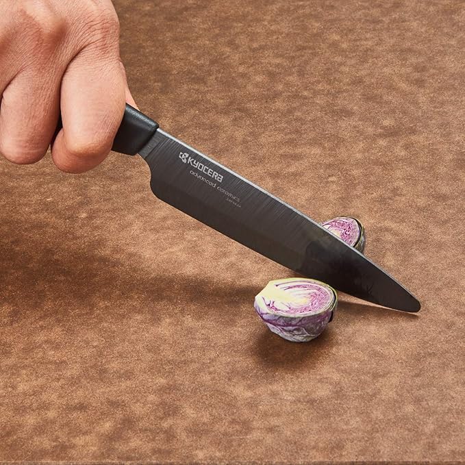 KYOCERA Revolution 4-Pc Ceramic Knife Set: Chef’s, Santoku, Utility&Paring