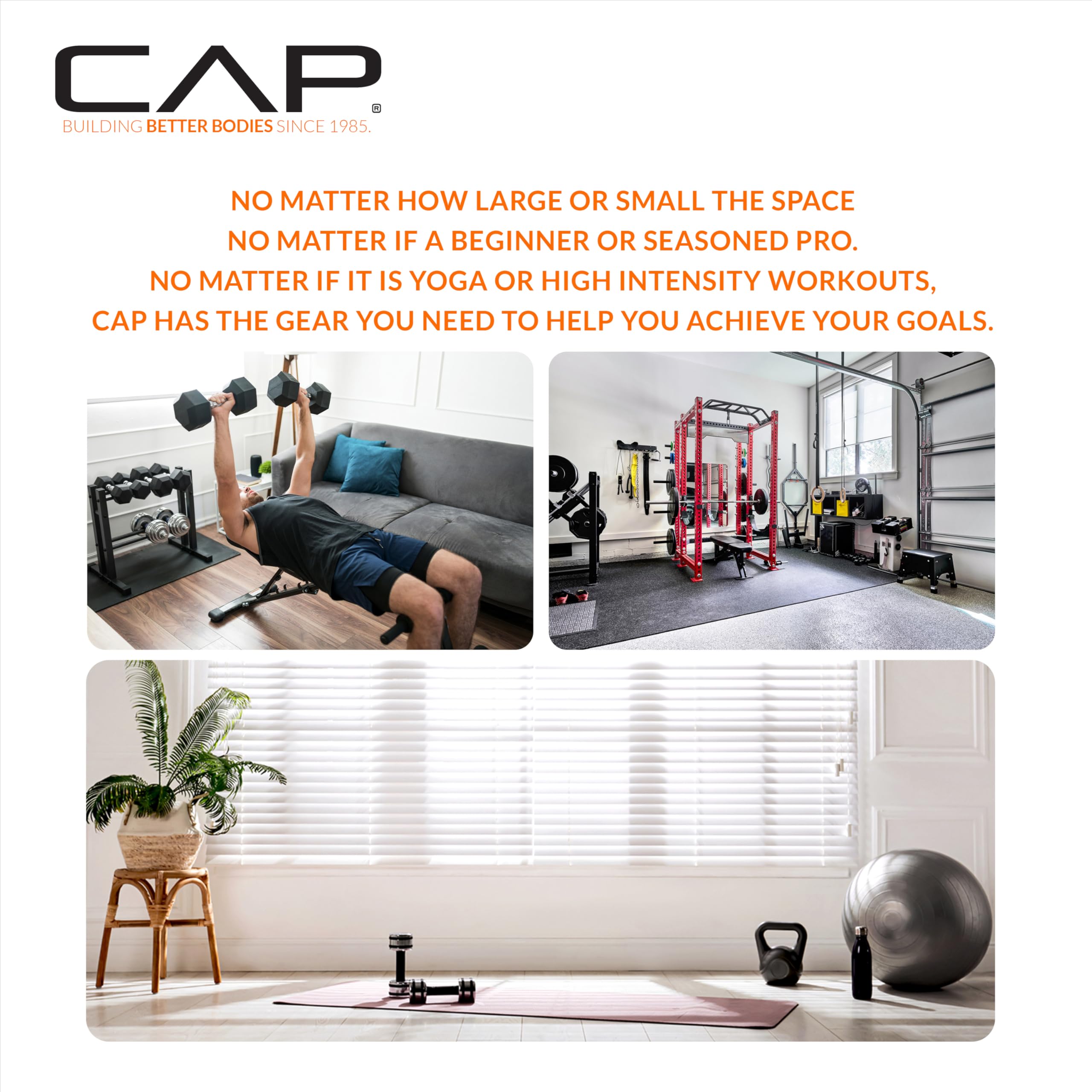 CAP 160lb Pro Olympic Bumper Plate Weight Set