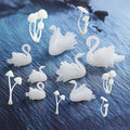 Woohome 14 PCS 3D Jewelry Making Supplies Resin Mould Filler, Mini Swan Mushroom Resin Casting Moulds Fillers, 3D Resin Filler Art Craft Supplies Epoxy Moulds for Art Resin Crafts DIY
