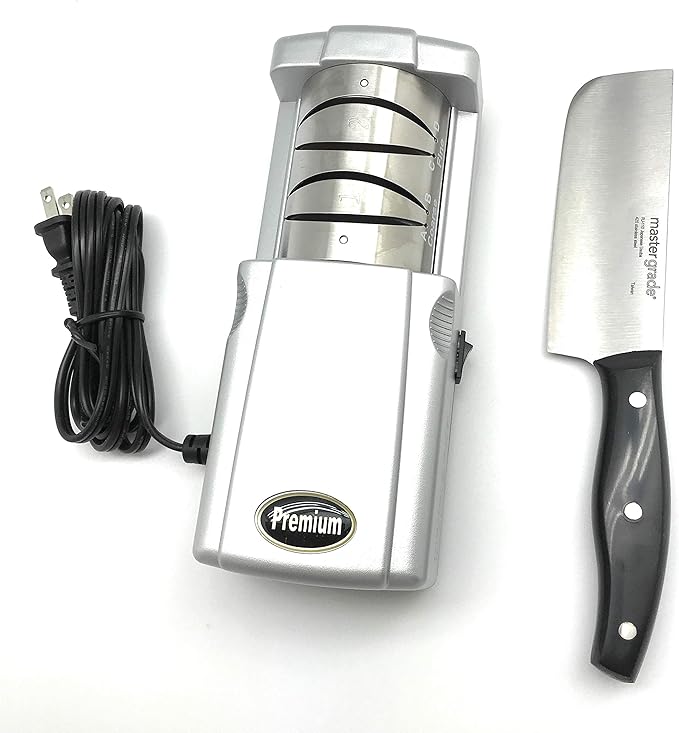 Master Grade Premium Knife Sharpener Bundle Deal with Martin Yan's Chef Knife
