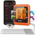 TempPro TempSync 650 ft Bluetooth Meat Thermometer with 2 Probes for Grill