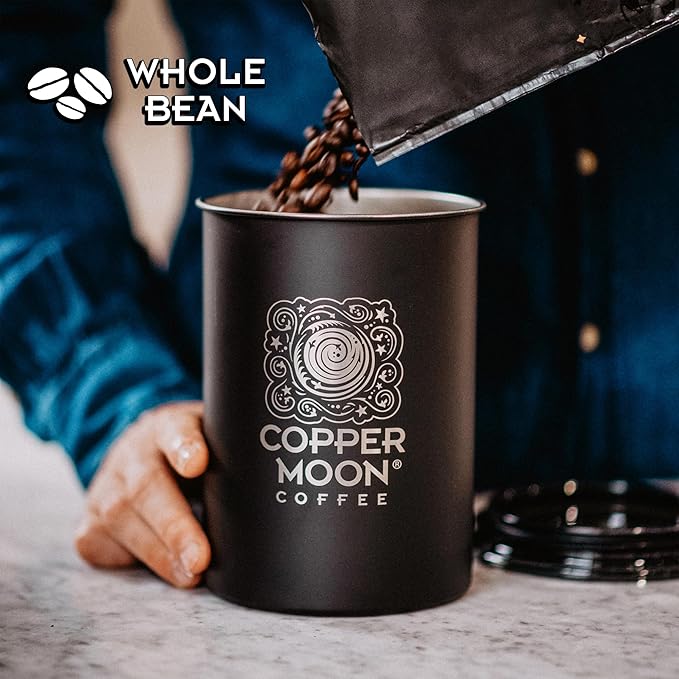 Copper Moon Whole Bean Coffee, Dark Roast, Sumatra, 2 lb