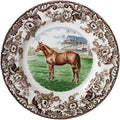Spode – Woodland – Dinner Plate - Thoroughbred Horse - Brown/White