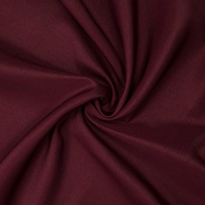 Gee Di Moda Rectangle Tablecloth - 60 x 84 Inch Burgundy Table Cloth for 5 Foot Rectangle Tables - Heavy Duty Washable Fabric - for Holiday Party, Dinner, Weddings, Baby Shower & Events