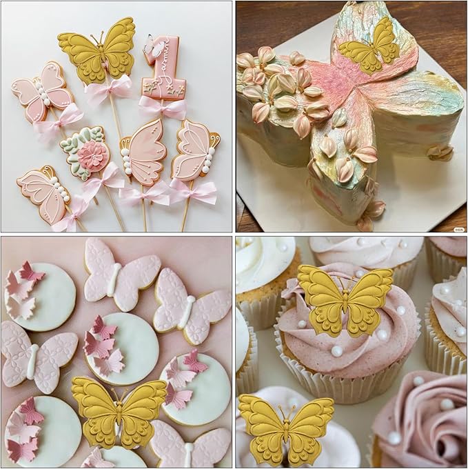 nklbio 1Pcs Butterfly Silicone Mold Chocolate Fondant Molds
