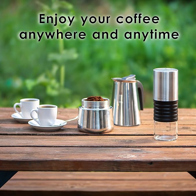 Mixpresso 9 Cup Greca Moka Pot, Stainless Steel Stovetop Espresso Maker