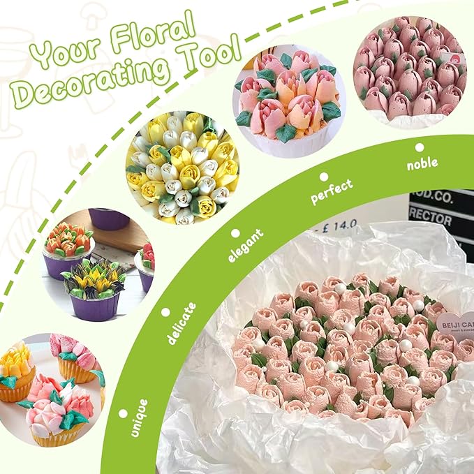 Suuker 27 Pieces Russian Piping Tips Set
