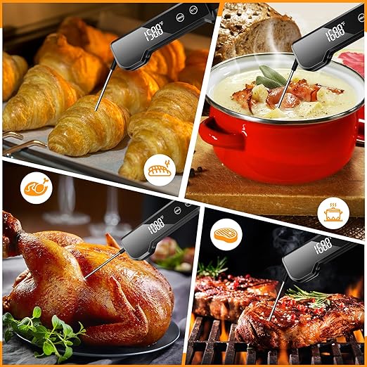 Meat Thermometer Digital Instant Read Food Thermometer for Cooking