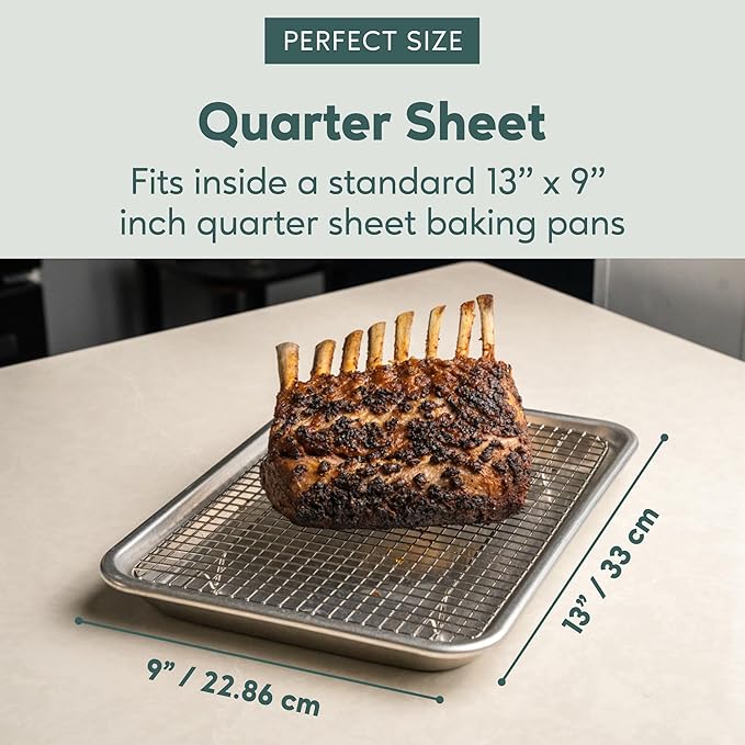 Ultra Cuisine Cooling & Baking Rack Set - 8.5'' x 12'' - Set of 2