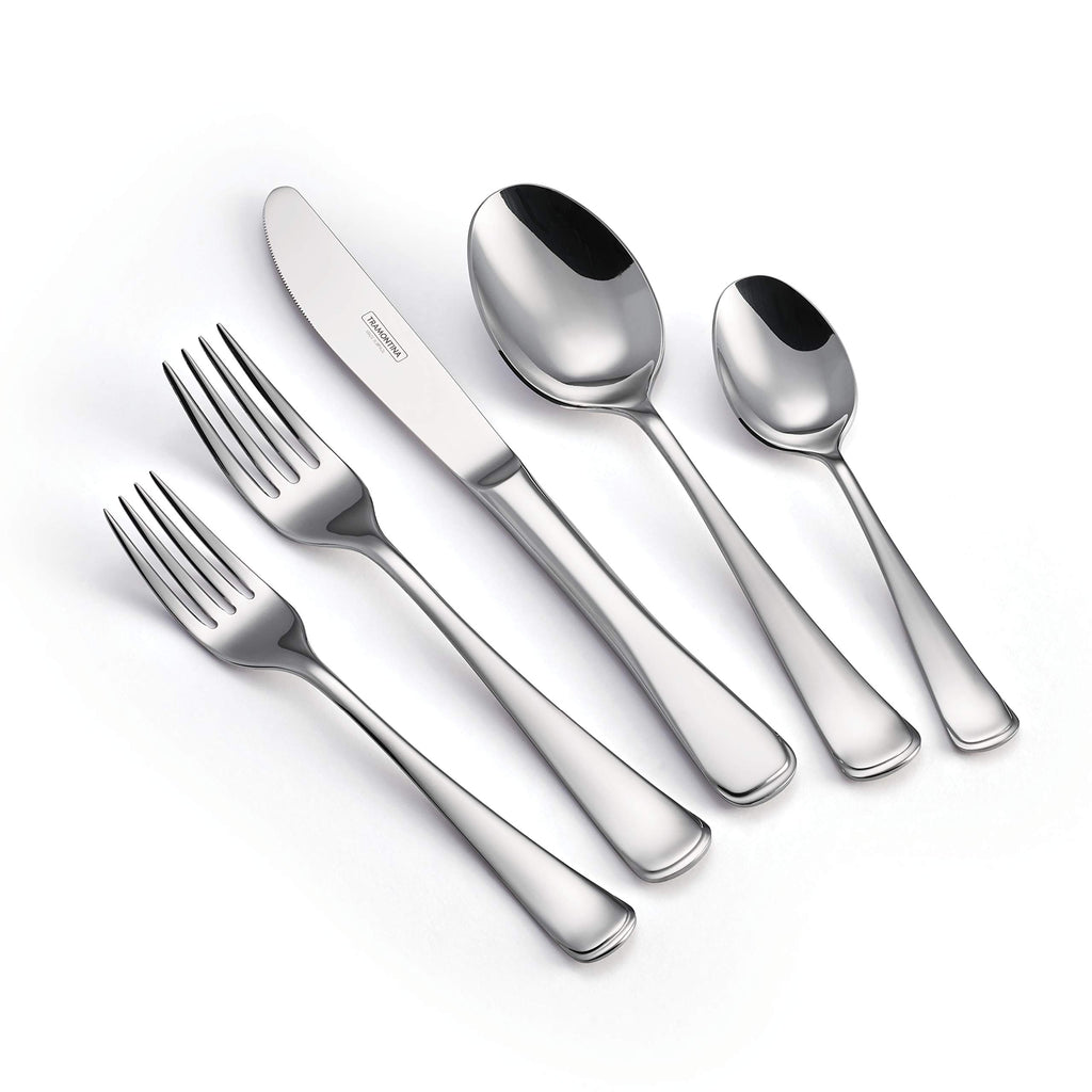 Tramontina 20 Piece Silverware Set - Monaco Utensils Set