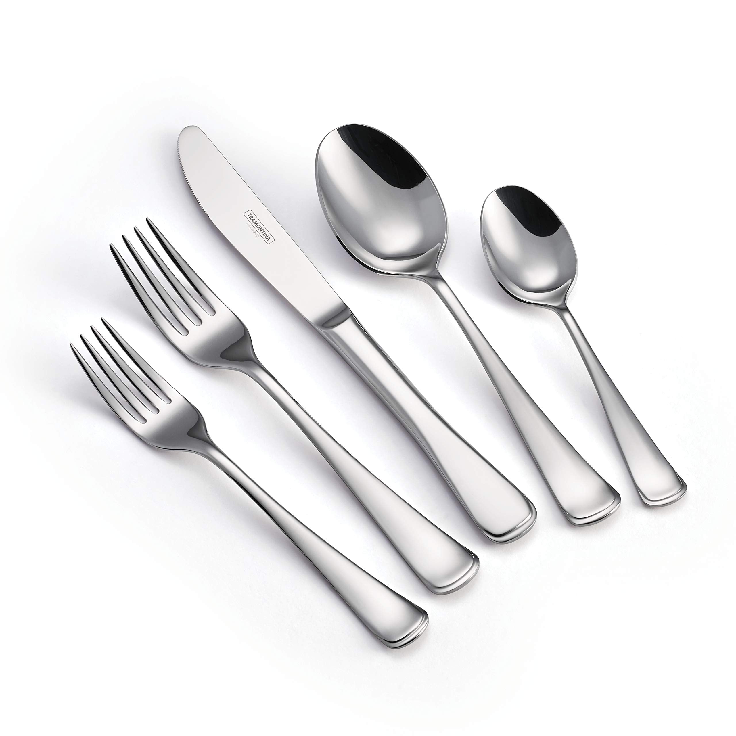 Tramontina 20 Piece Silverware Set - Monaco Utensils Set
