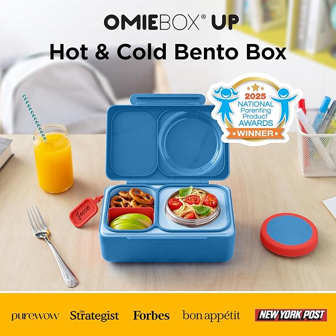 Omie OmieBox UP Kids Insulated Bento Box, Cosmic Blue