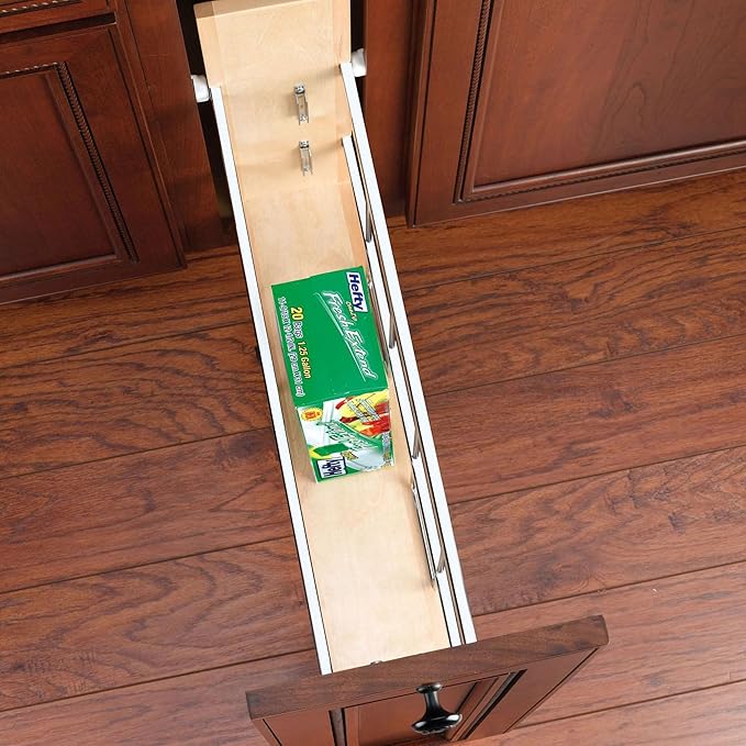 Rev-A-Shelf Pullout Bakeware Organizer w/Soft-Close, Min Opening 5.5" Wide