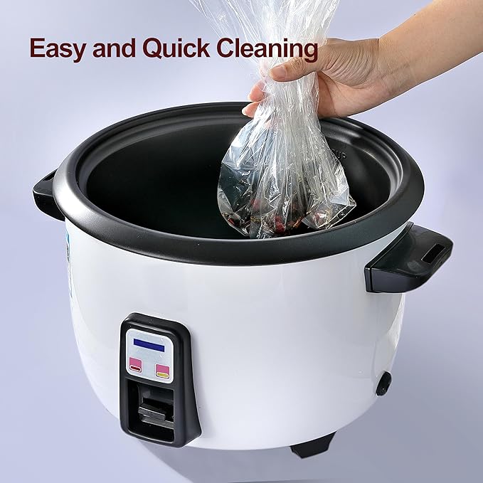 Slow Cooker Liners, 20 Pack Disposable Slow Cooker Bags for Crock Pot, BPA-Free and Easy to Clean, 13"x 21" (Fits 3-8 Quarts)