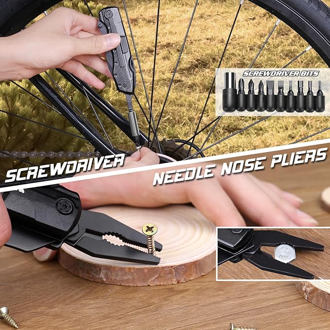 ETEH Gifts for Brother from Sister Friends,Birthday Christmas Brother Gifts,Multitool Knife ""BEST BROTHER EVER"",Multi tool for Climbing,Camping,Cycling,Hiking