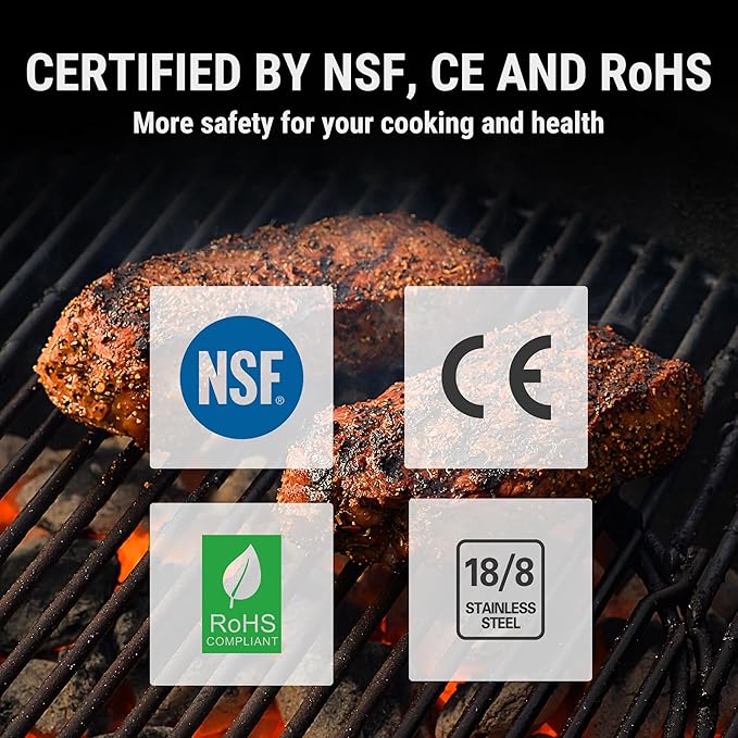 TempPro TempSync 500FT Wireless Meat Thermometer for Grilling and Smoking
