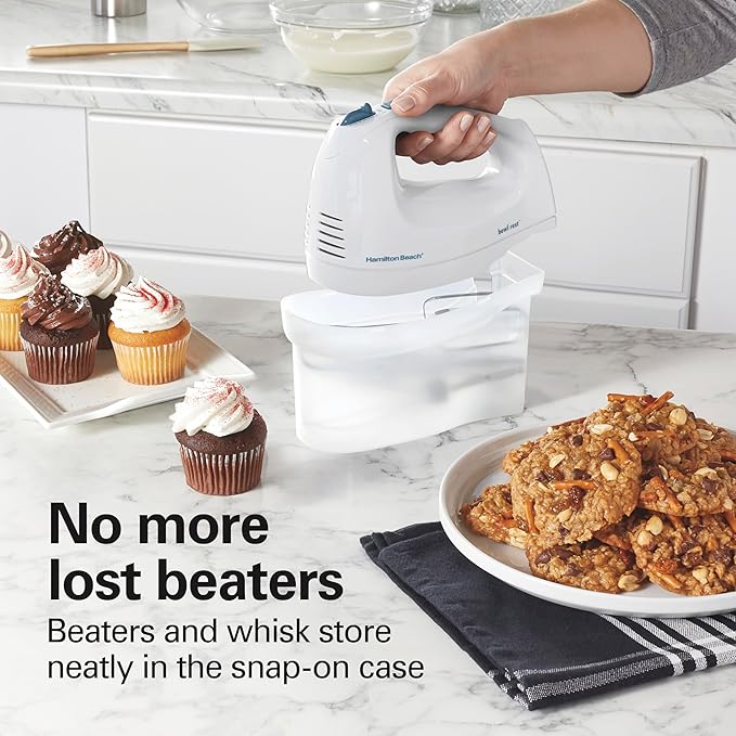 Hamilton Beach 6-Speed Electric Hand Mixer With QuickBurst and Bowl Rest