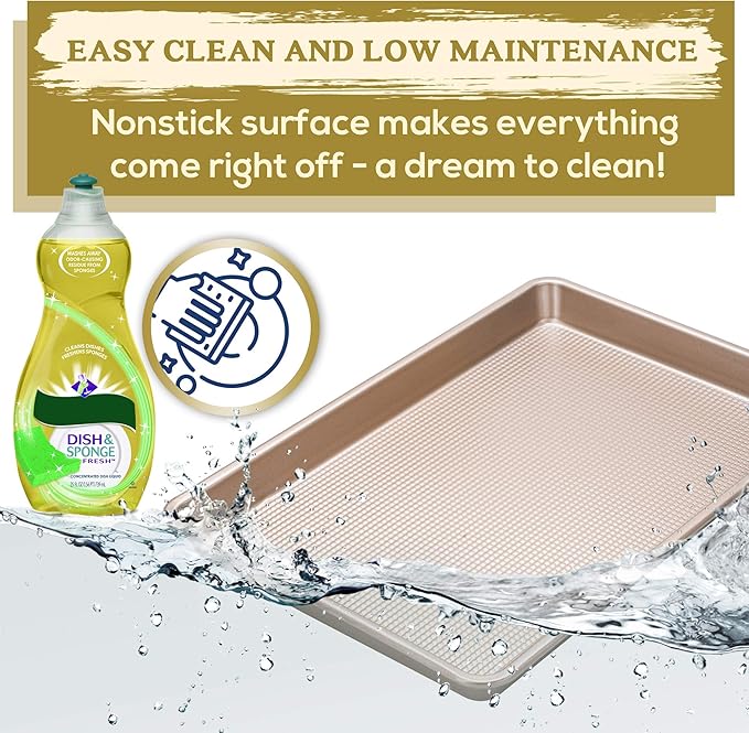 Ultra Cuisine Nonstick Half Sheet Baking Pan -13 x 18 inch