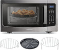 TOSHIBA 4-in-1 Countertop Microwave Oven with Air Fryer, 1.5 Cu.Ft, 1000W