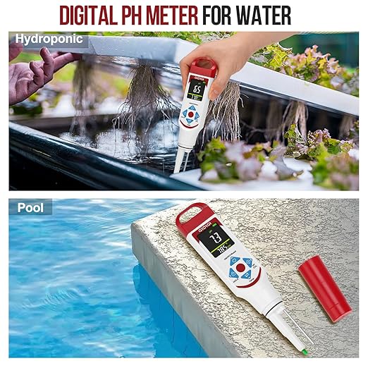 GIDIGI Food pH Meter with ATC, Spear Probe for Sourdough & Meat