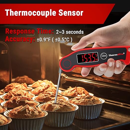 TempPro TempSwift 0.5 Sec Instant Read Digital Meat Thermometer Waterproof