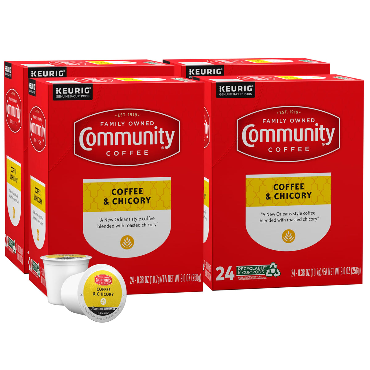 Community Coffee Grandma's Sugar Cookie Keurig K-Cup Pods, Limited Edition Holiday Flavor, Natural Ingredients, 10 Count (Pack of 1)