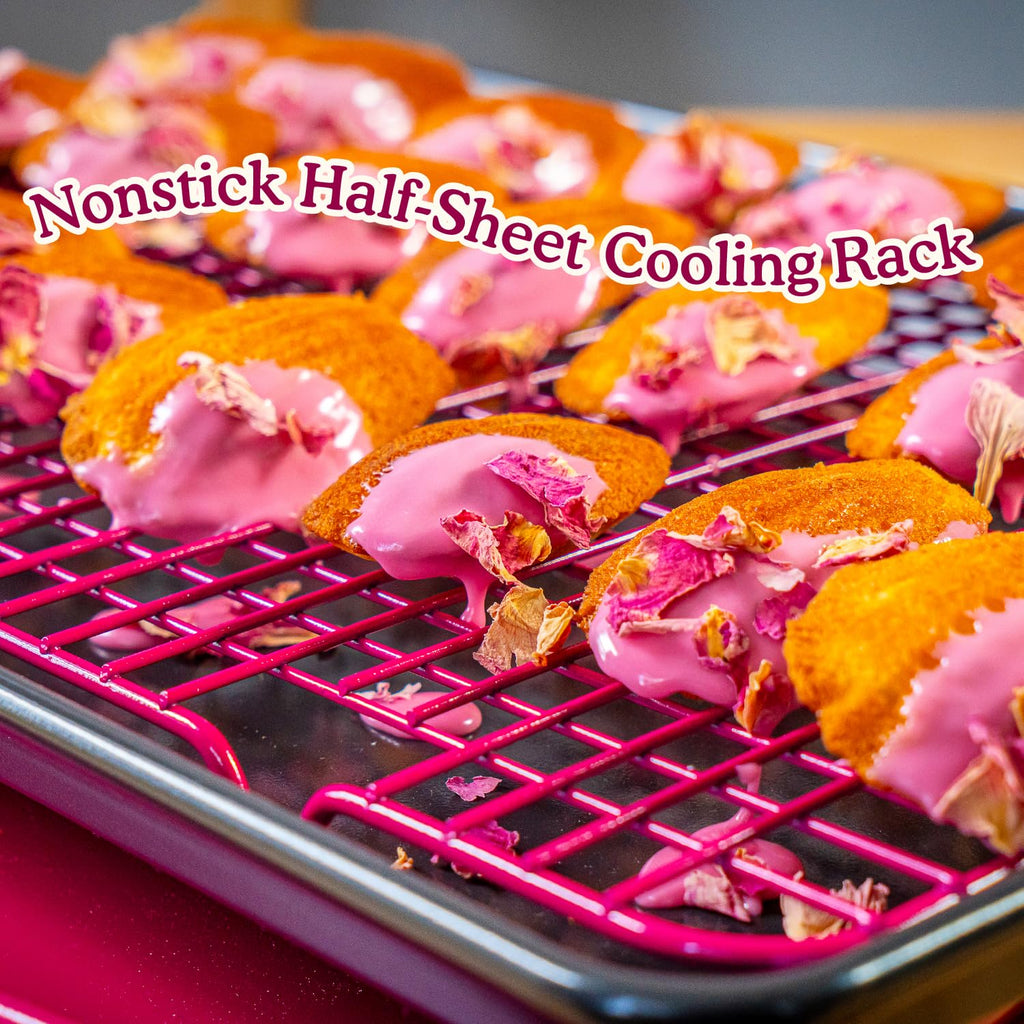Great Jones Non Stick Wire Cooling Rack (Broccoli) – Fits Half Sheet