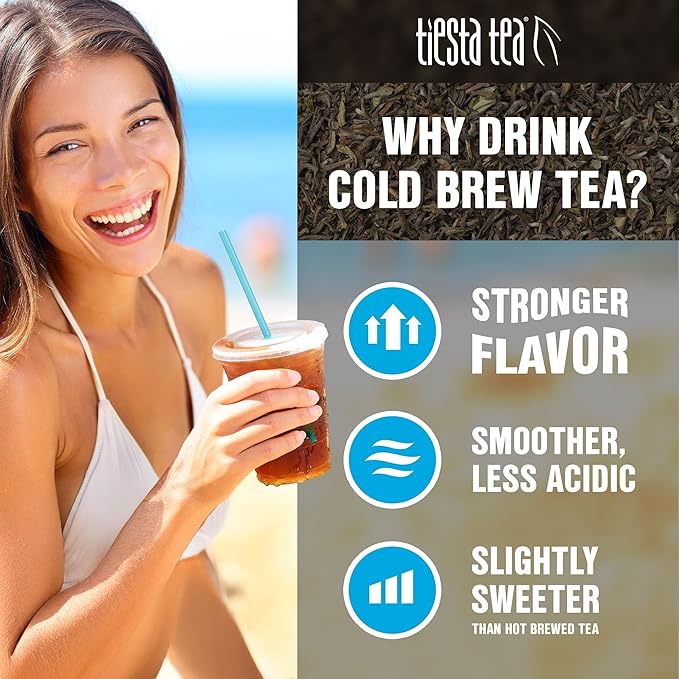 Tiesta Tea - Cherry Punch Cold Brew, Loose Leaf, Sweet Cherry Herbal Tea