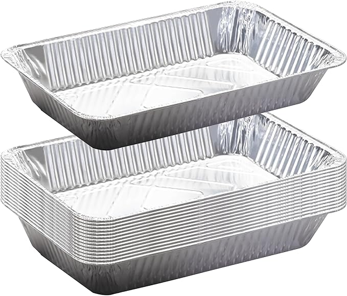 Sterno Full Size Aluminum Foil Pans, 21 x 13 in