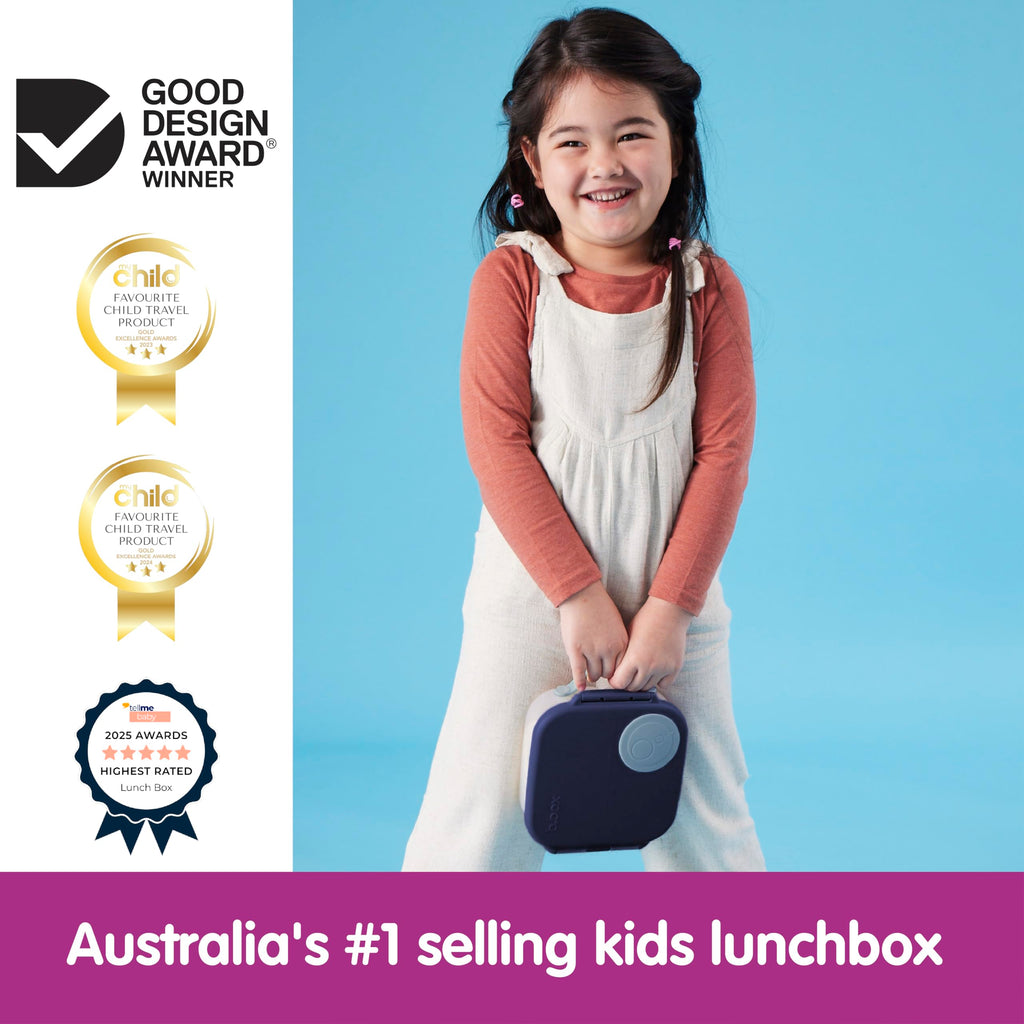b.box Mini Lunch Box, Snack Containers for Kids, Lunch Box Kids, 4.25 Cup