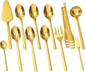 KINGSTONE 16 piece Large Hostess Serving Utensils Set,18/10 Stainless Steel