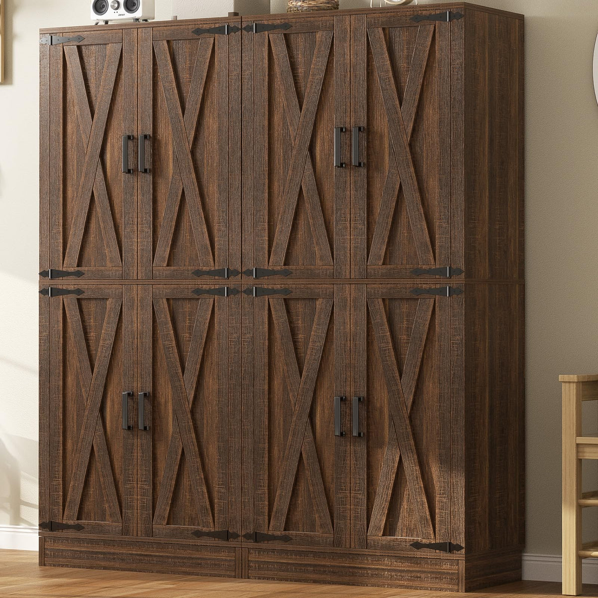 Unikito 71" Tall Kitchen Pantry Cabinet with Adjustable Shelve and Drawer