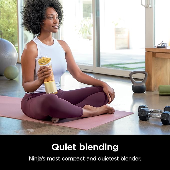 Ninja Blast Portable Blender, Cordless,18oz Vessel, Lemon Meringue, BC151LB