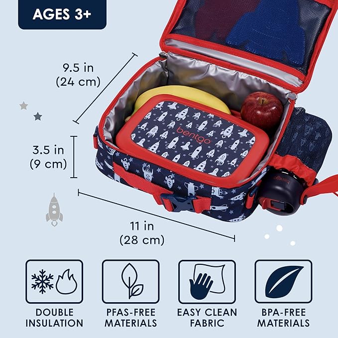 Bentgo Kids Prints Double-Insulated Reusable Lunch Bag