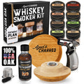 Whiskey Smoker Kit with Torch and Old Fashioned Syrup (No Butane)
