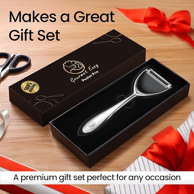 Gourmet Easy Vegetable Peeler Ultra Sharp Stainless Steel Blade (Y Peeler)