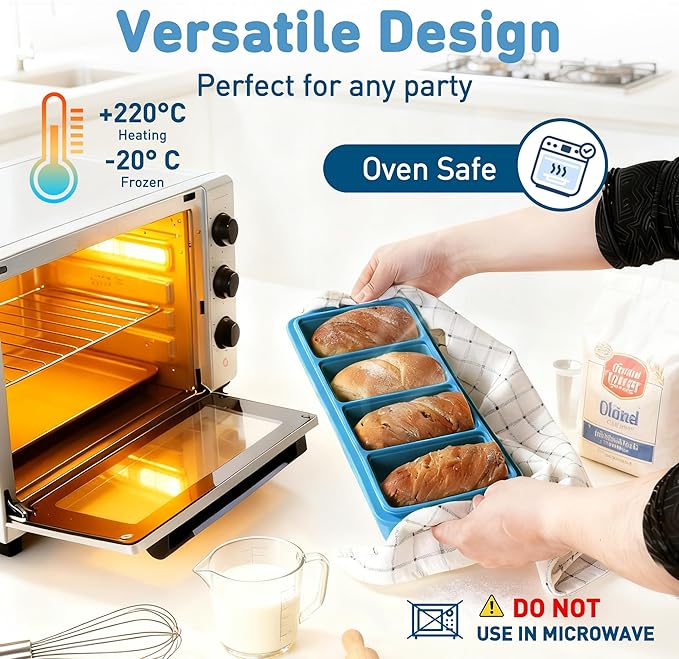 Silicone Freezer Tray with Lid Soup Freezer Container Molds with Steel Reinforced Rim for Freezing Soup Sauce Broth Leftovers large Ice Cube Molds Oven Dishwasher Safe Ice Trays for Freezer with Bin